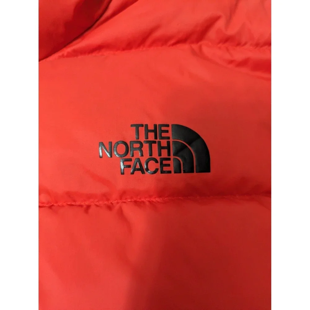 The North Face Jacket Mens Medium Red Down Puffer 550 Full Zip Outdoor Winter